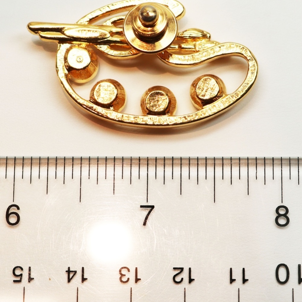 🥳👑 HOST PICK!✨🎨 VINTAGE Artist's Pallete Crystal Brooch by AVON 📣👑✨ - Picture 5 of 5